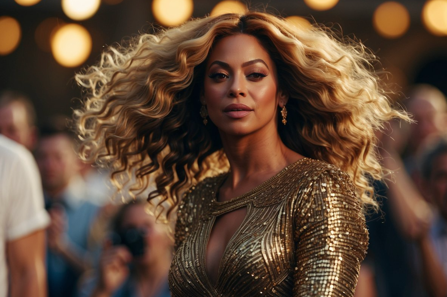 Beyonce hair flip